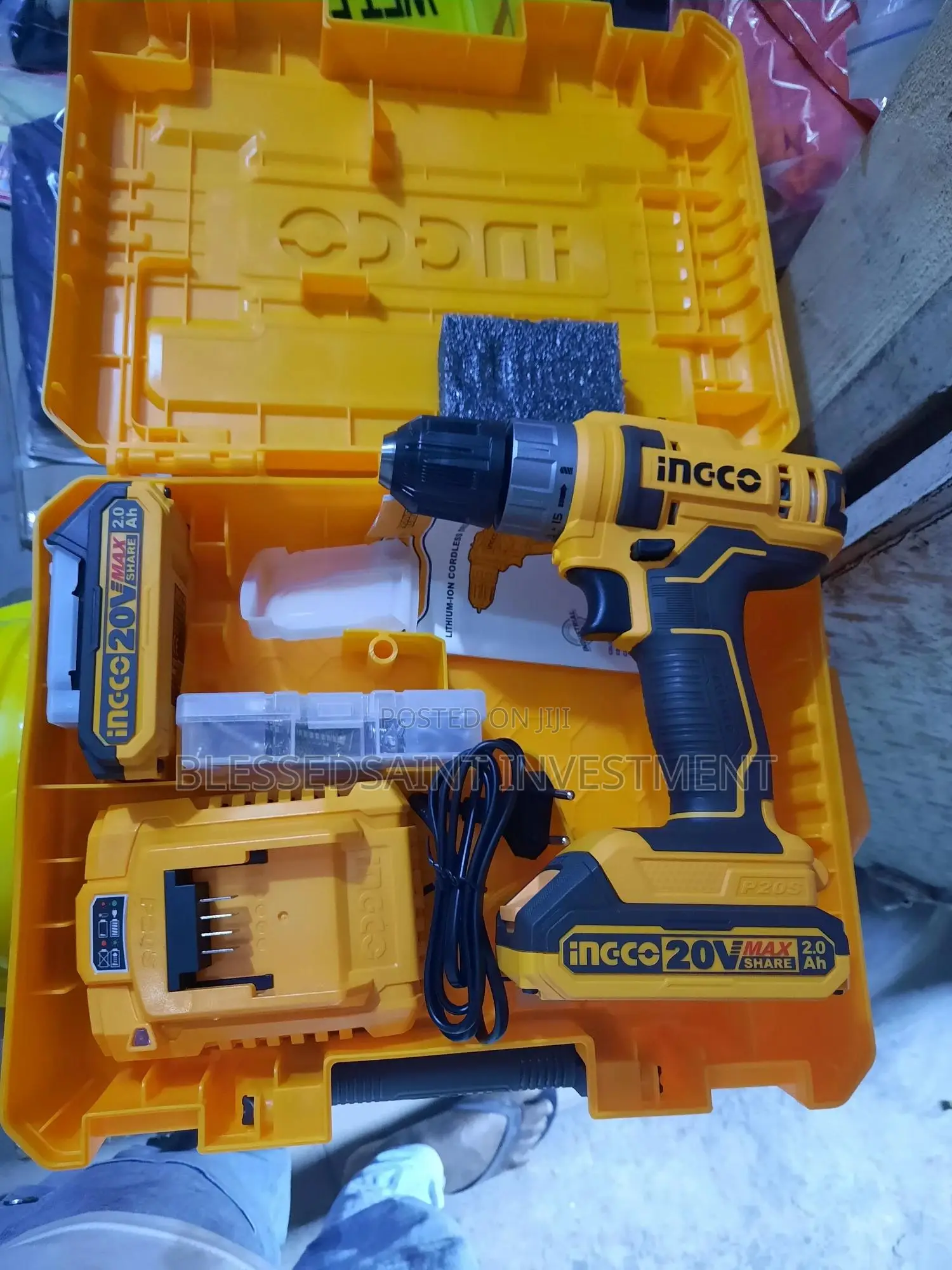 Ingco Battery Drill Machine 20v