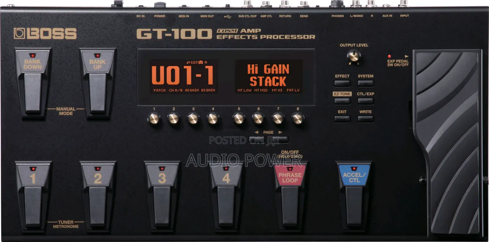 Boss Gt100 Guitar Effects / Guitar Multi Effects Processor