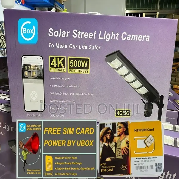 Solar Street Light Camera 
