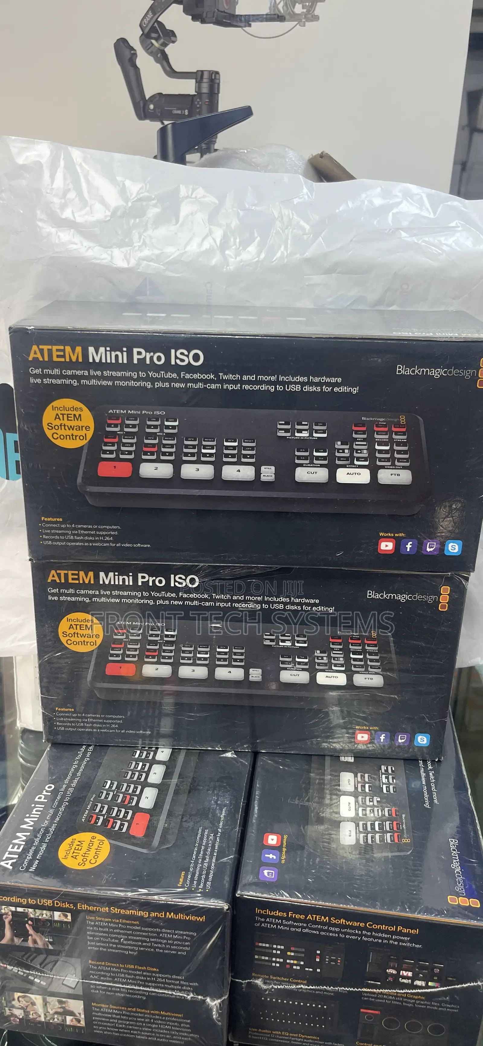 Atem Mini Pro Iso Black Magic Design