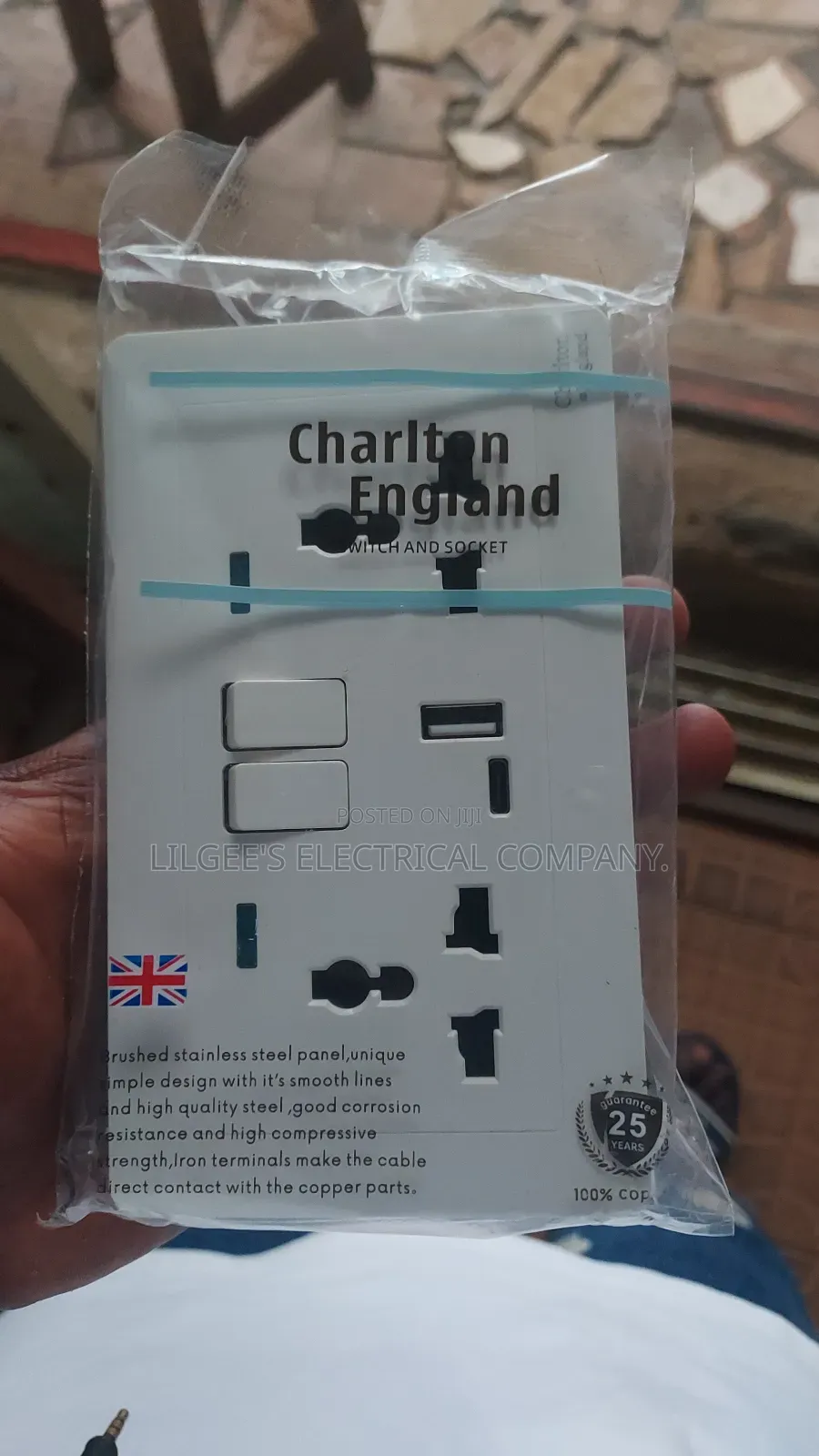Charlton 13 Amps Double Socket With Usb and Type C