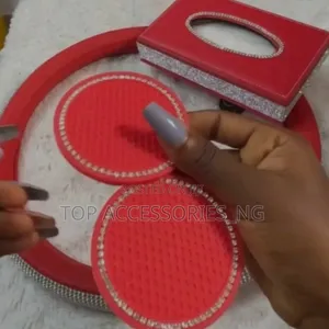 Crystal Tissue Box , Steering Cover and Tissue Box Sets
