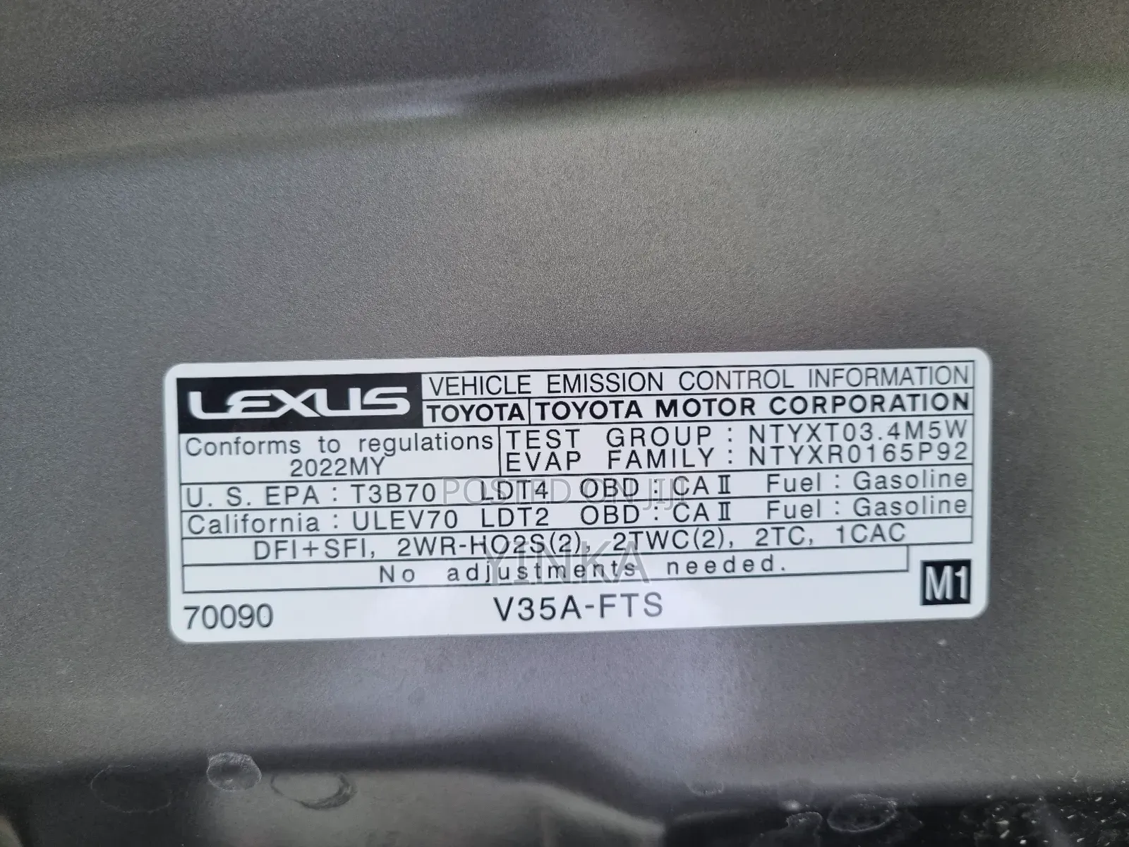 Lexus LX 2022 Gray