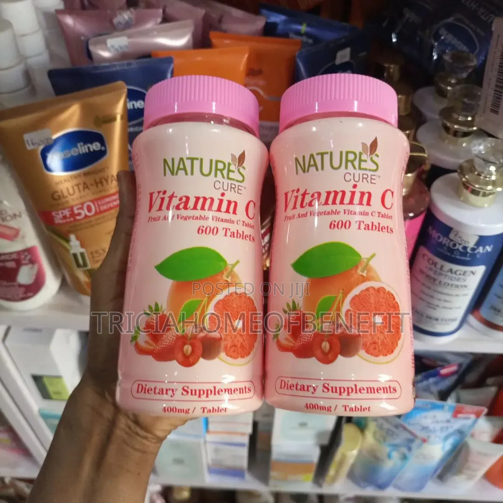Nature's Cure Vitamin C -600 Tablets