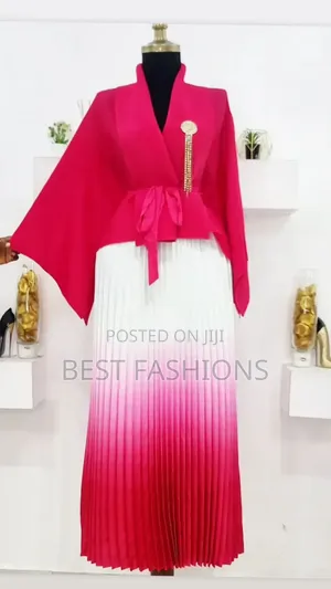 Original Miyaki Pleat 2 Piece Long Skirt