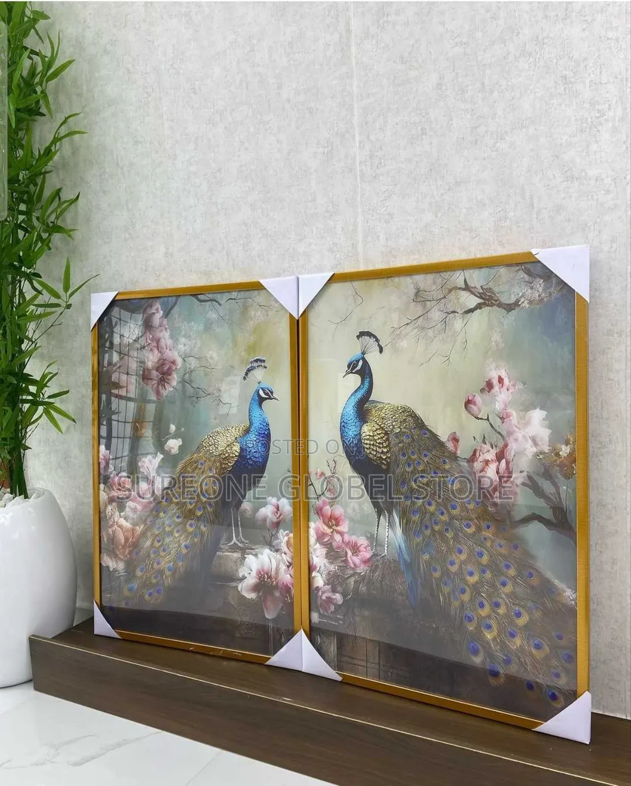 Ostrich Bird Artwork Frame