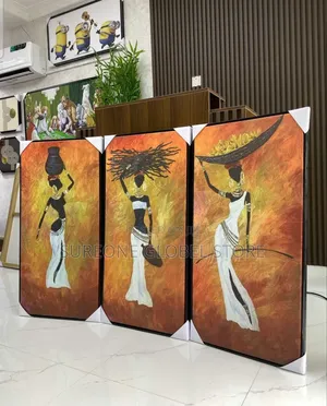 African Market Women Artwork
