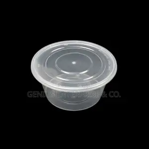 Moi Moi Plastic Disposable Round Plate (50pcs)