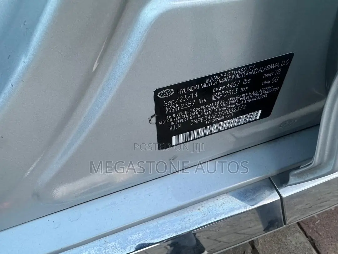 Hyundai Sonata 2015 Silver