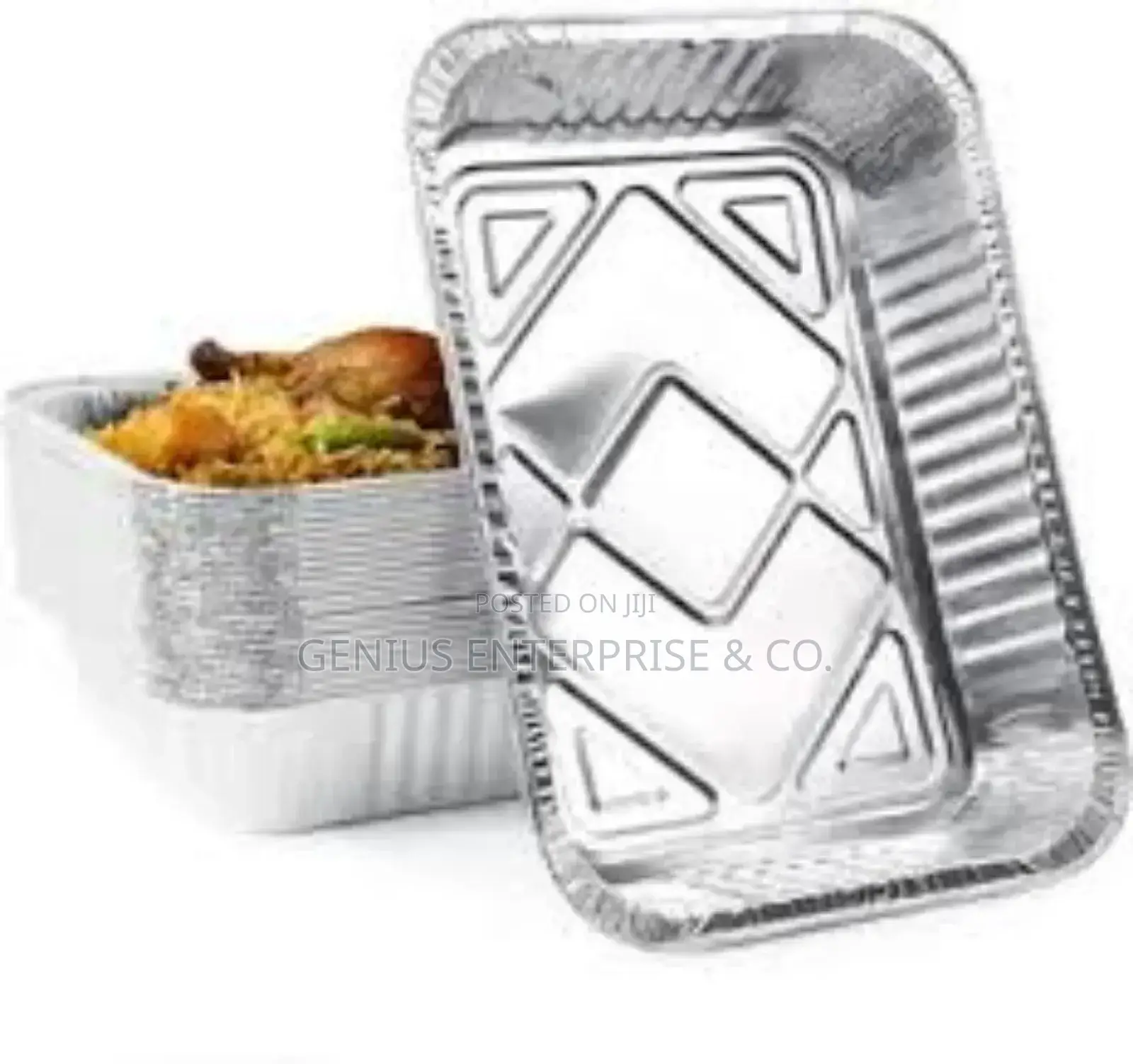 Doughnut Foil Plate (50pcs) 900ml Big Size
