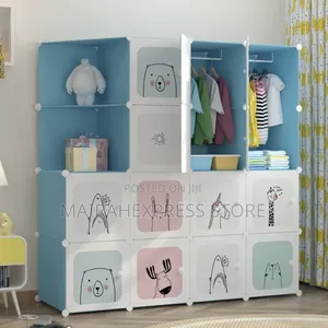 Multi-Purpose Plastic Wardrobe Simple Assembled