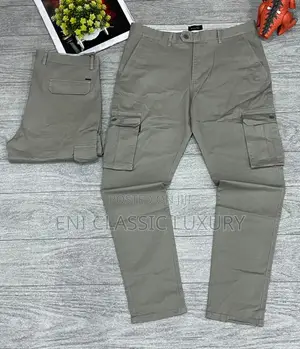 High Quality Luxury Men's Cargo Pants Chino Not Regular