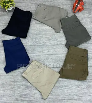High Quality Luxury Men's Cargo Pants Chino Not Regular