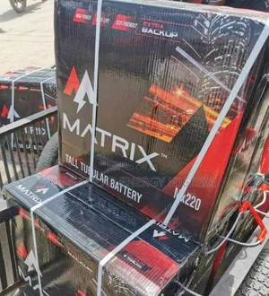 Original Matrix 220a 12v India Tubular Battery