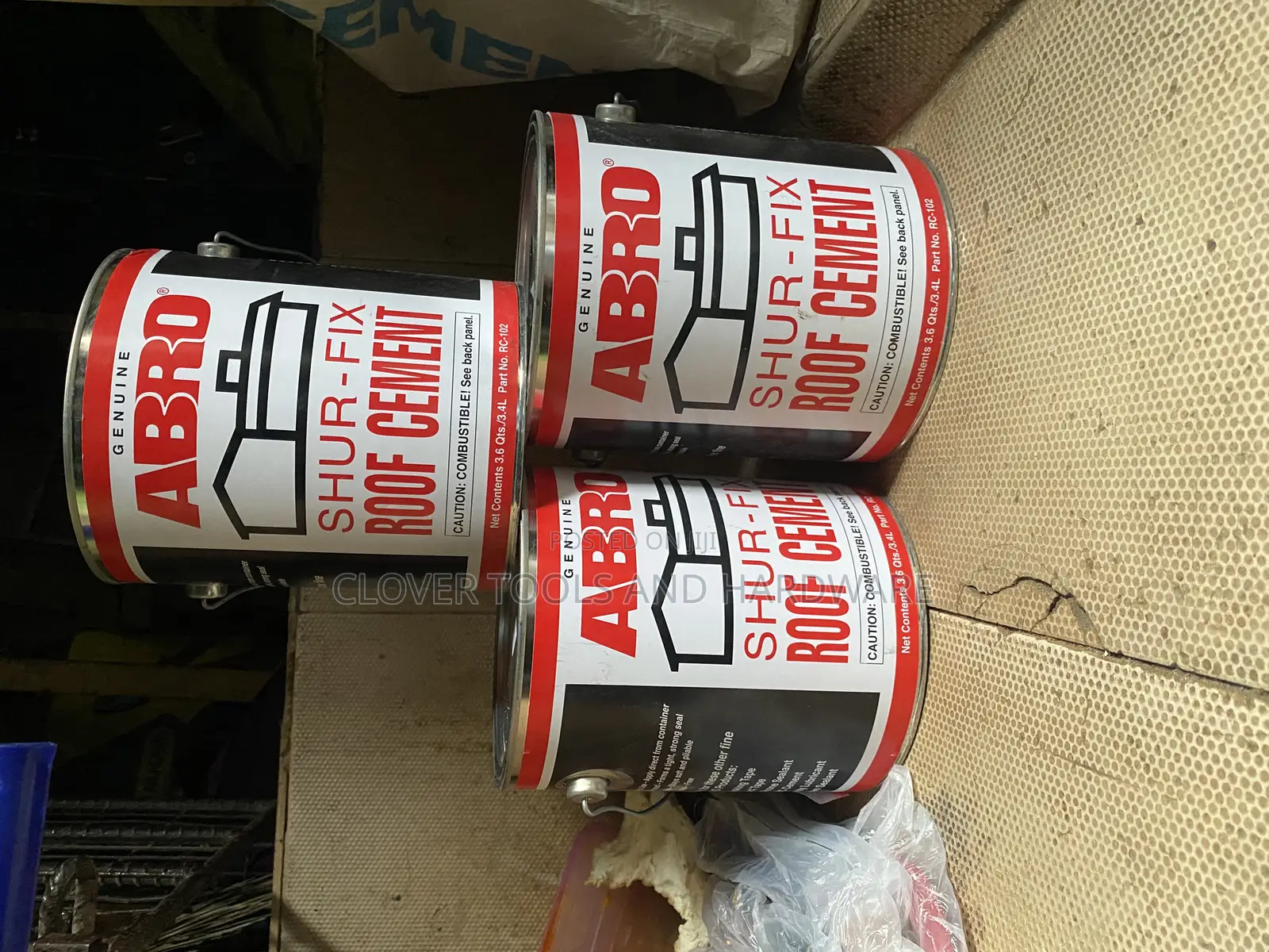 Abro Shur-Fix Roof Cement Waterproof Solution