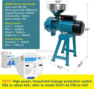 Electric Wet and Dry Grinding Machine