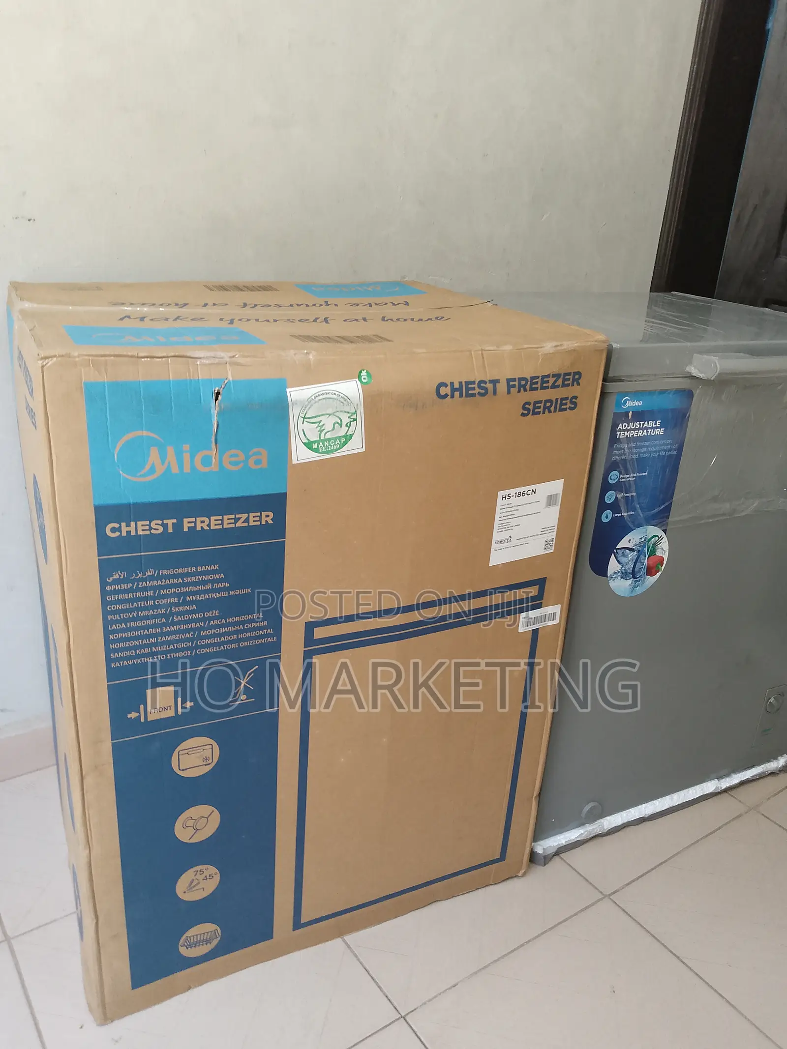 Midea 150L Single Door Chest Freezer