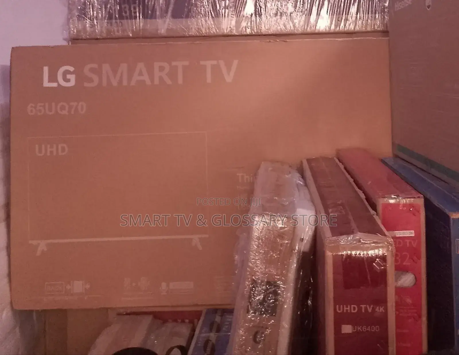 LG 65 Inches With V.D for Convenience