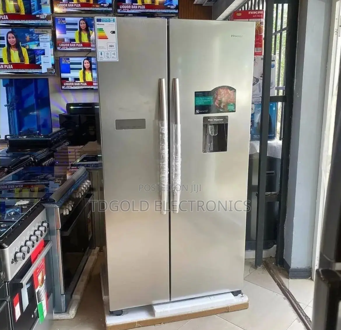 Hisense Side-by-Side Refrigerator 