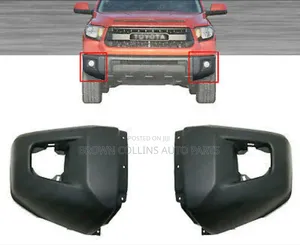 2 Side Bumper Toyota Tundra 2014-2022 Black Color