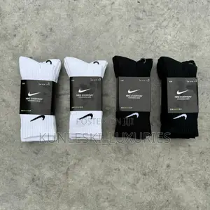 Photo - Original Authentic Nike Black White Socks