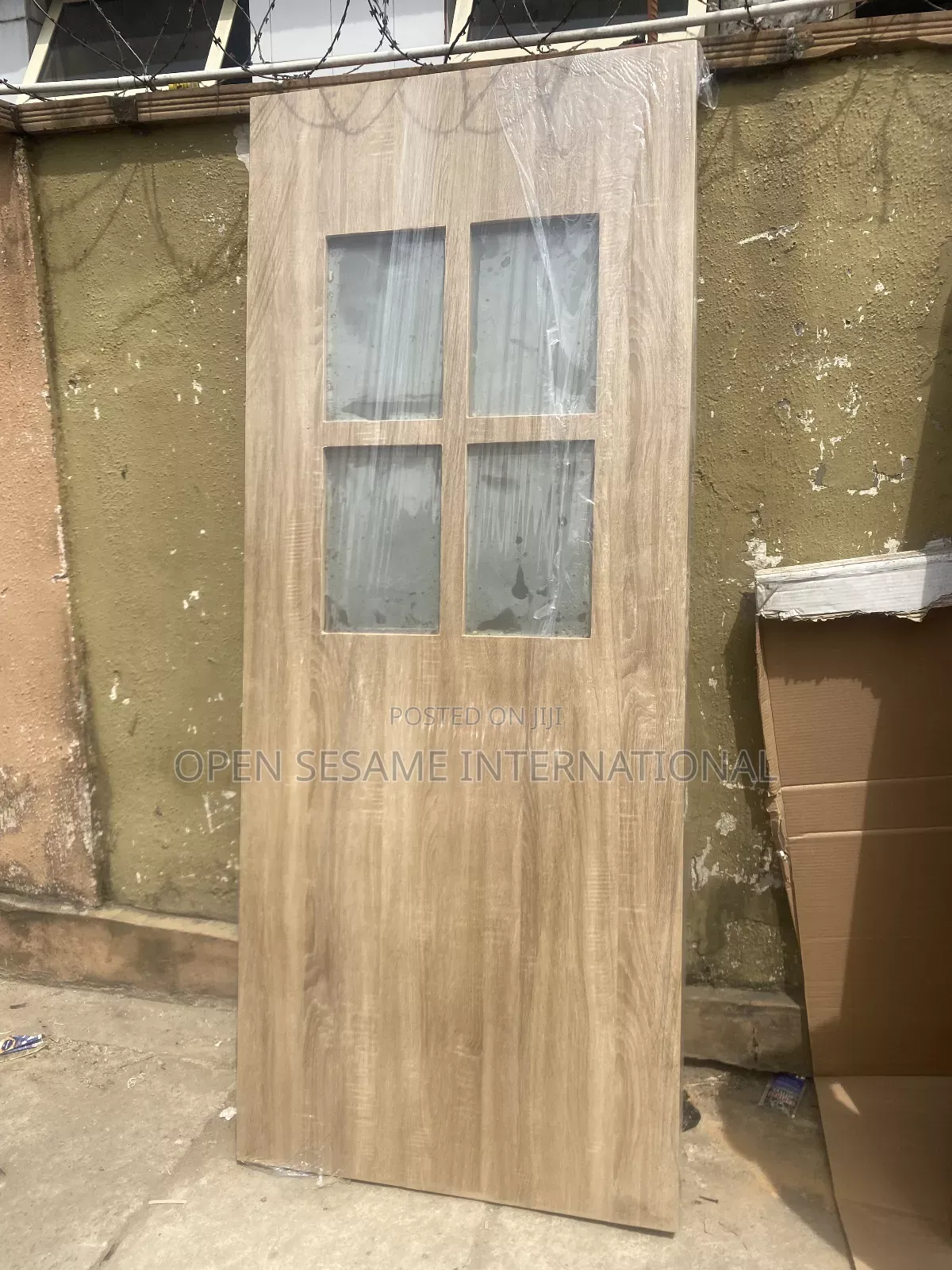 Swiss Color HDF Door With Vision Panel