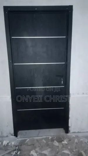 Hard Wooden Door Black