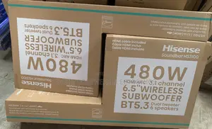 Hisense 480 Watts Sound Bar With Wireless Connection(3.1)