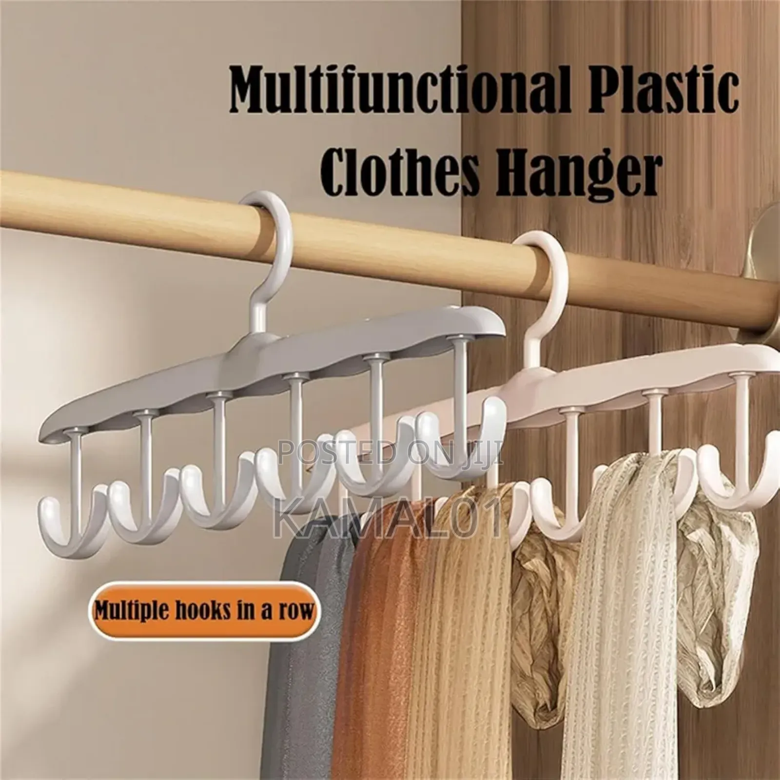 Multifunctional Plastic Clothes Hanger, 2024