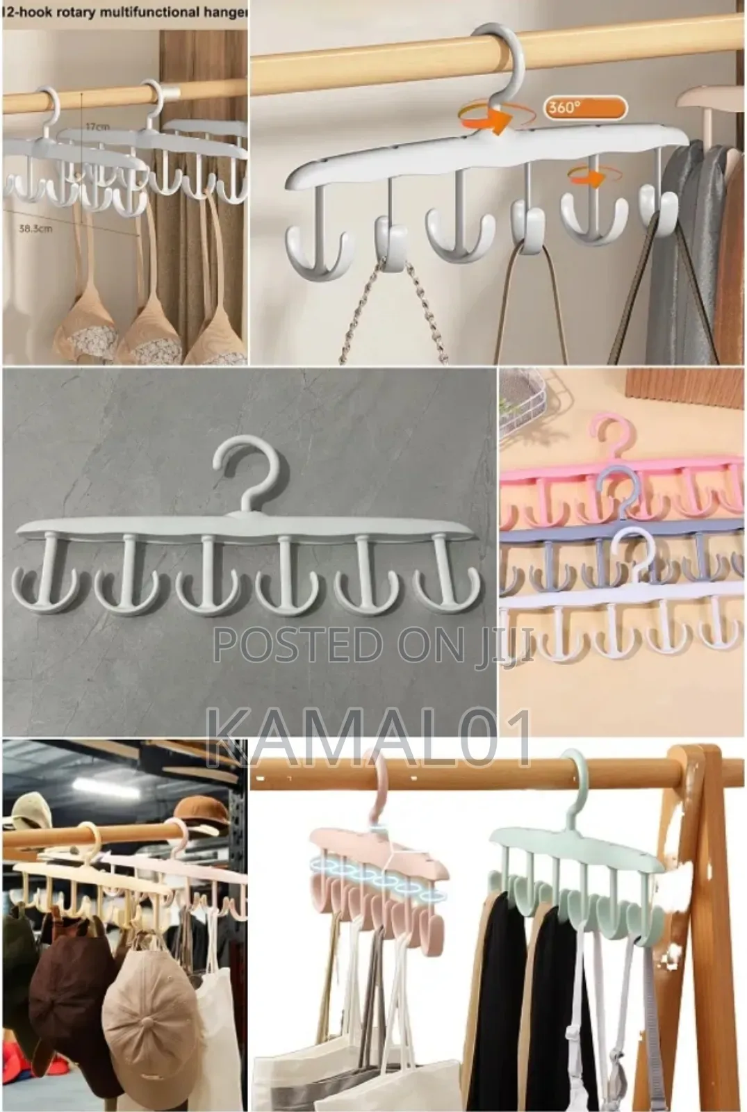Multifunctional Plastic Clothes Hanger, 2024
