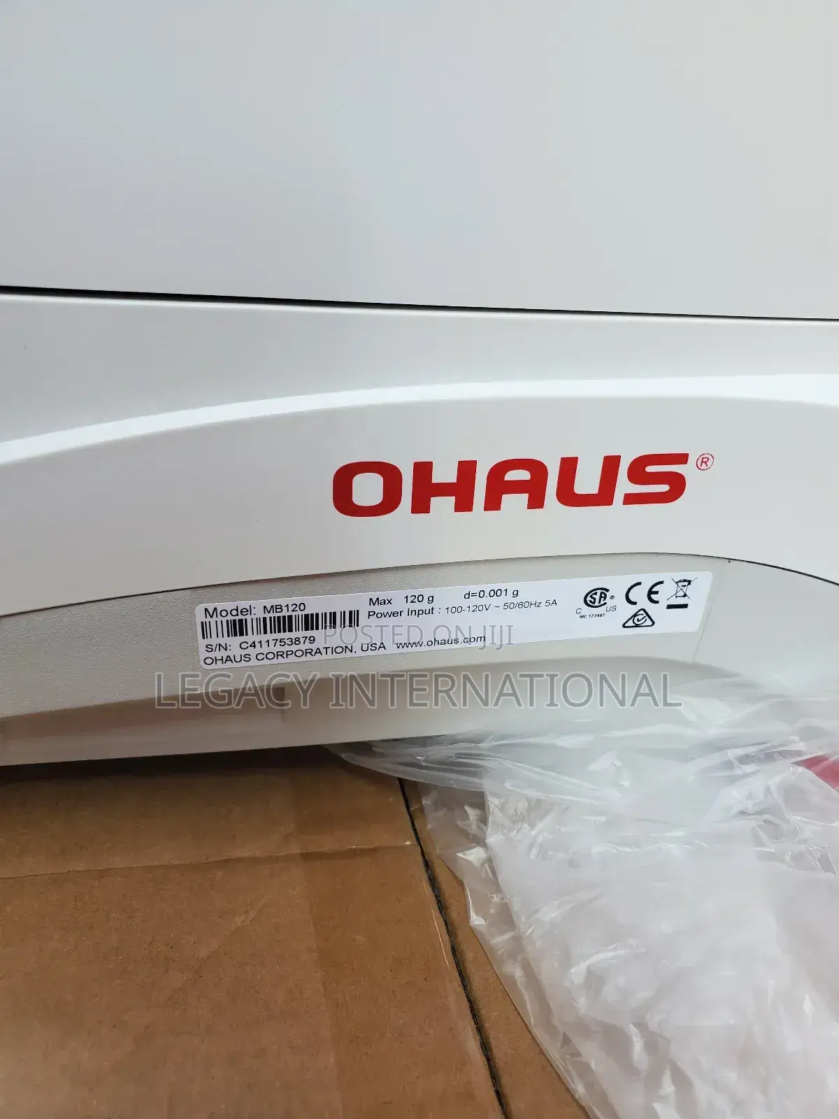 Moisture Analyzer Ohaus Mb120