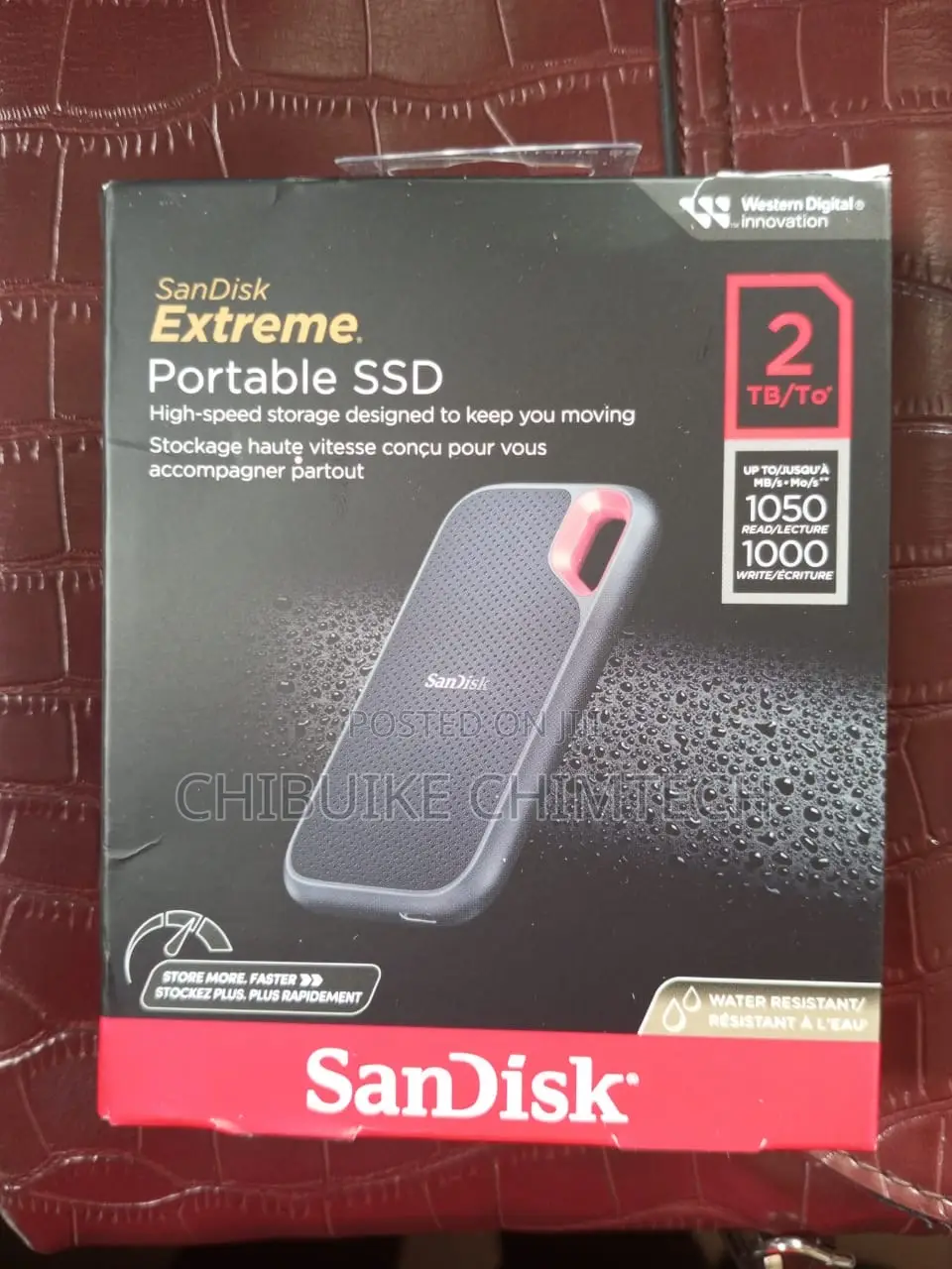 Sandisk Extreme Portable SSD 2tb External