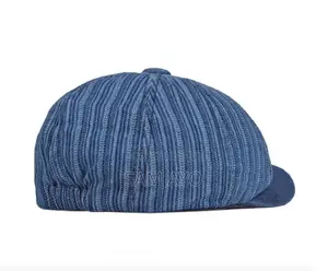 Denim Octagonal Panama Hat Cap