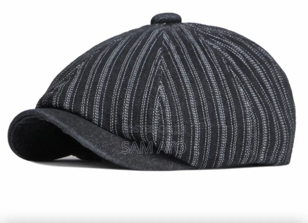 Denim Octagonal Panama Hat Cap