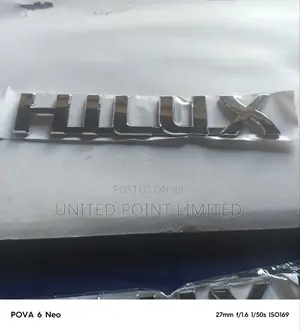 New Hilux Emblem Chrome
