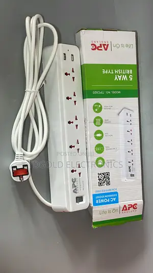 Apc Premium 5-Way Extension Box With 2 Usb Ports