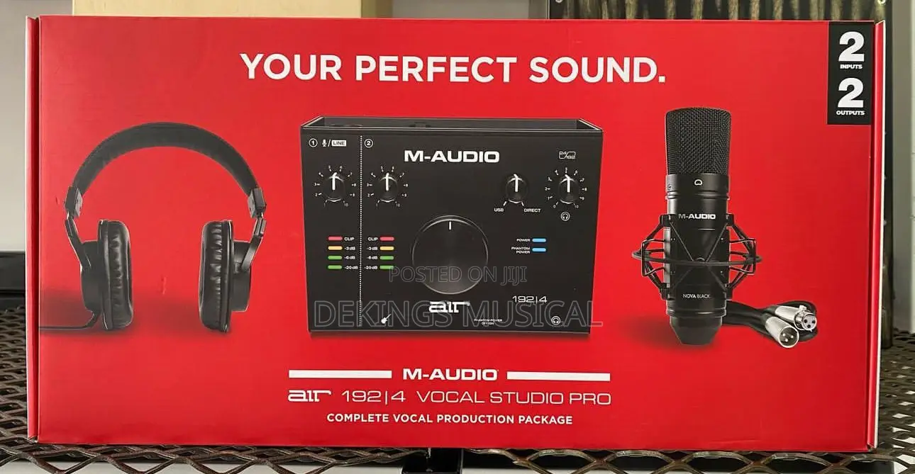 M Audio 192/4 Studio Pro Complete Pack Bundle