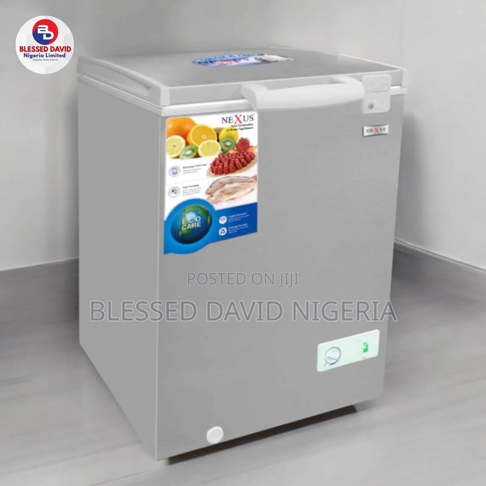 Nexus 100L NX150 Silver Chest Freezer