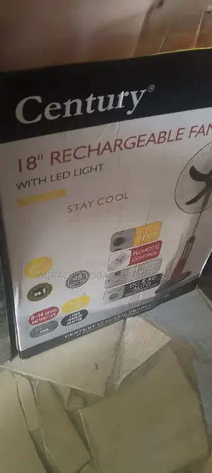 Century Rechargeable Fan 18 Inches