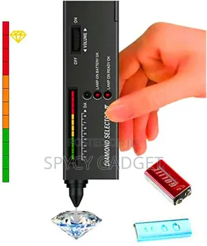 High Accuracy Diamond Tester Pen With 60x LED Magnifying
