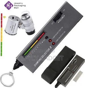 High Accuracy Diamond Tester Pen With 60x LED Magnifying
