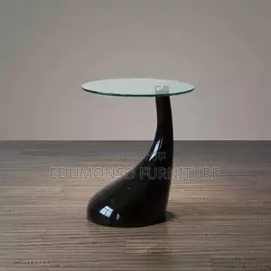 Glass Modern High Gloss Side Table