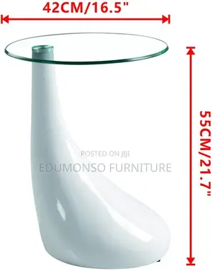 Glass Modern High Gloss Side Table