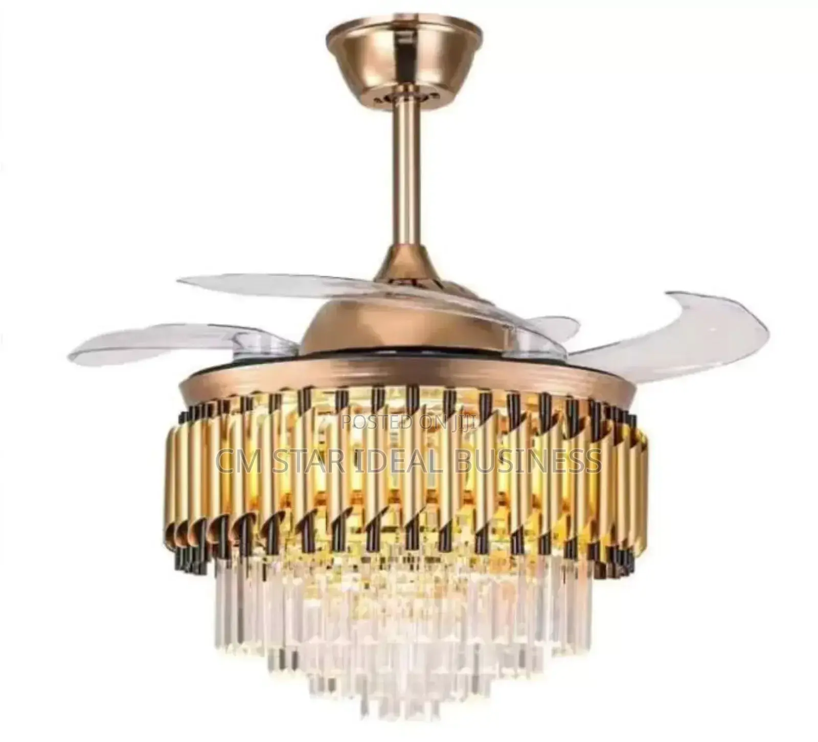 Fan Chandelier Lights With Remote and Bluetooth