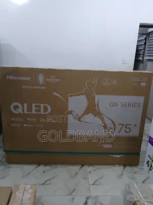 Unique Hisense 75" Frameless Smart Tv (Q6series) 75q6n
