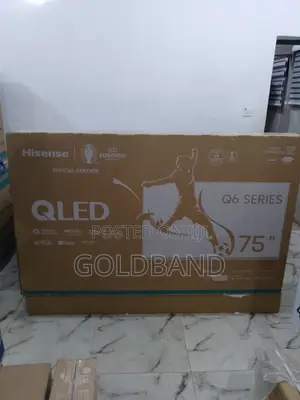 Sleek Hisense 75" Frameless Smart Tv (Q6series) 75q6n