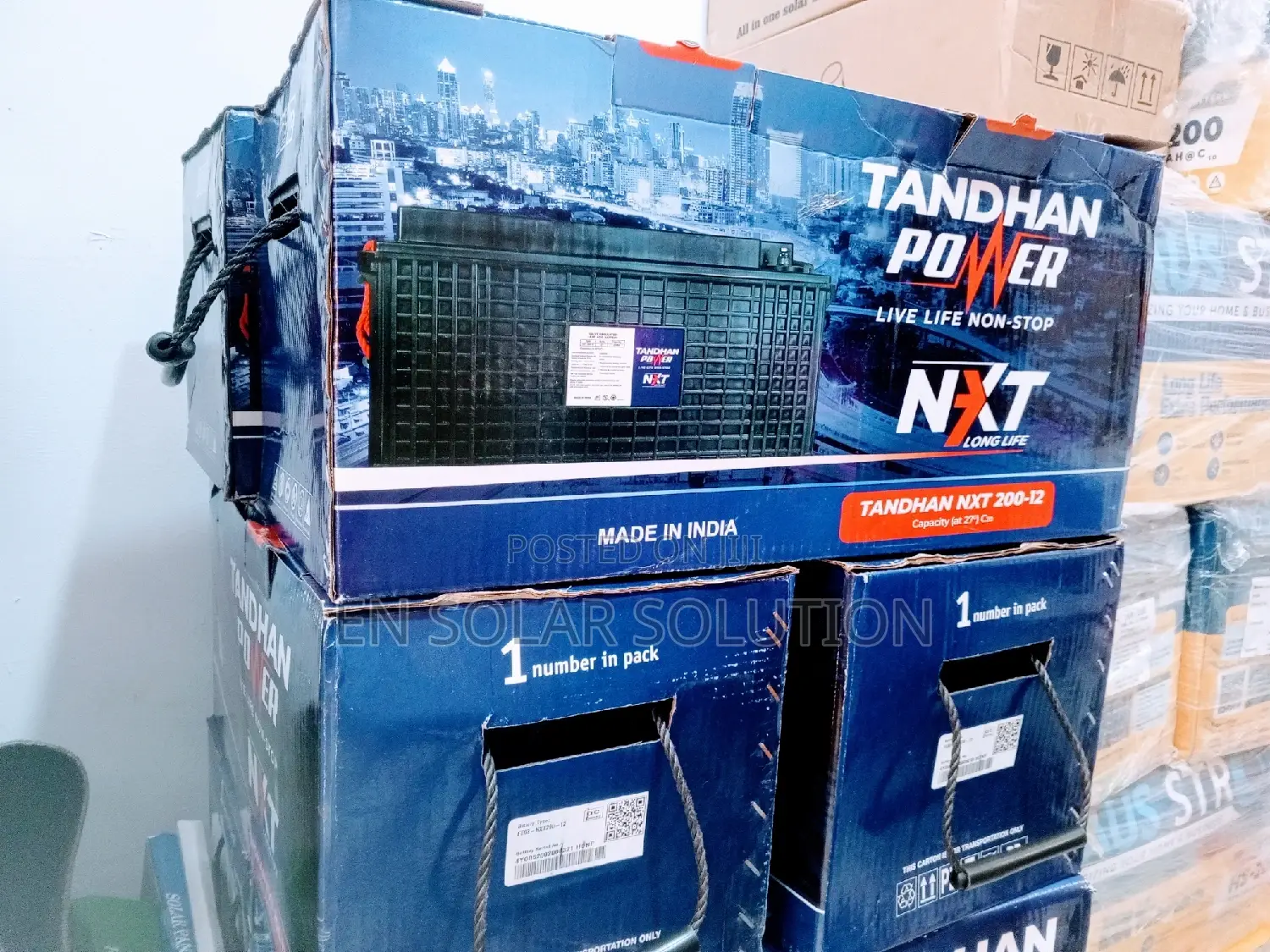 200ahs Tandhan ( Indian) Dry Cell Battery Available Now