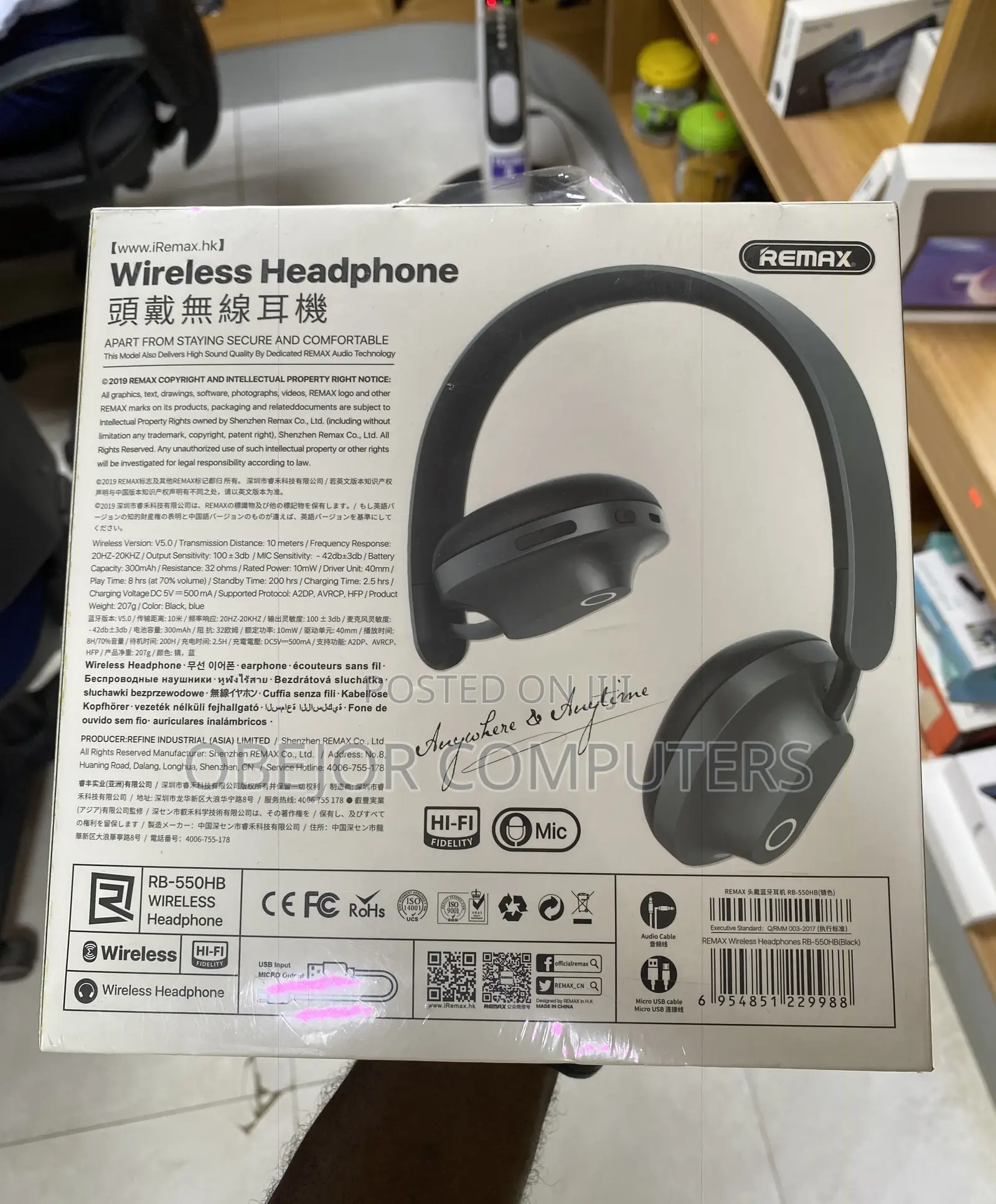 REMAX RB-550HB Wireless Headphone