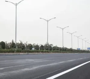 Galvanized Steel Solar Street Light Poles