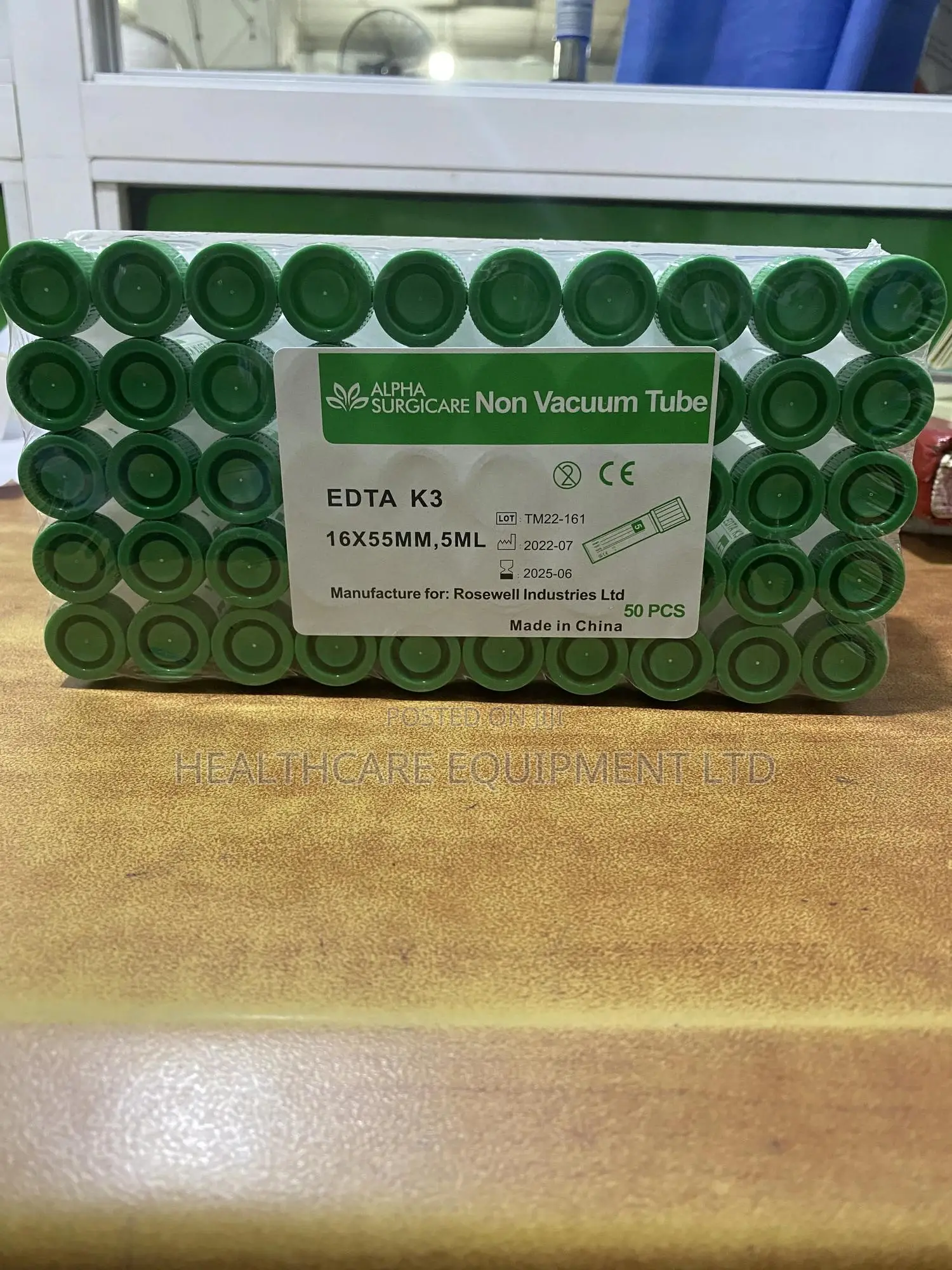 EDTA Bottle (Heparinized)
